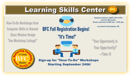 The Learning Skills Center at BFC (Family)